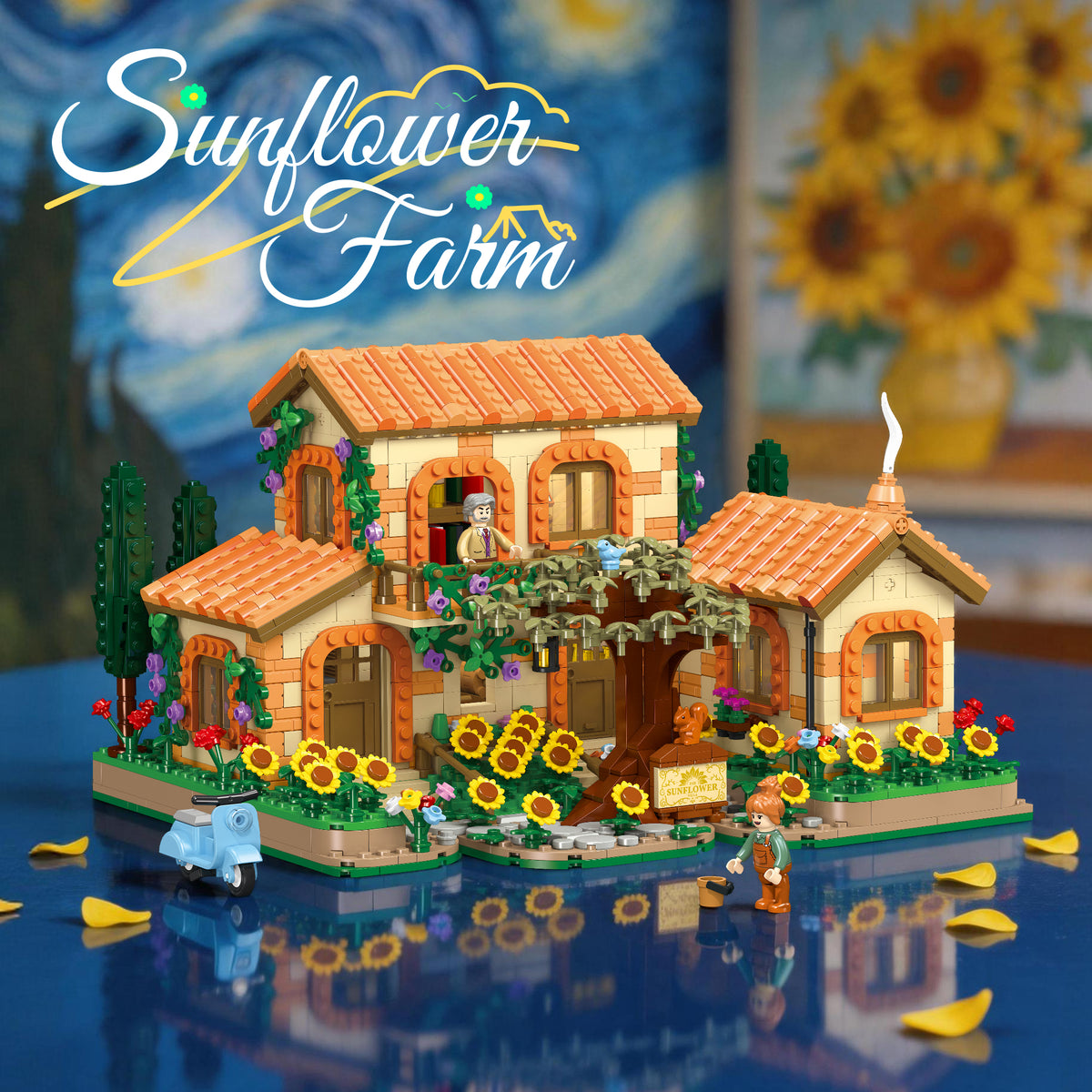 X68004 Sunflower Farm (1986 PCS) - image 1