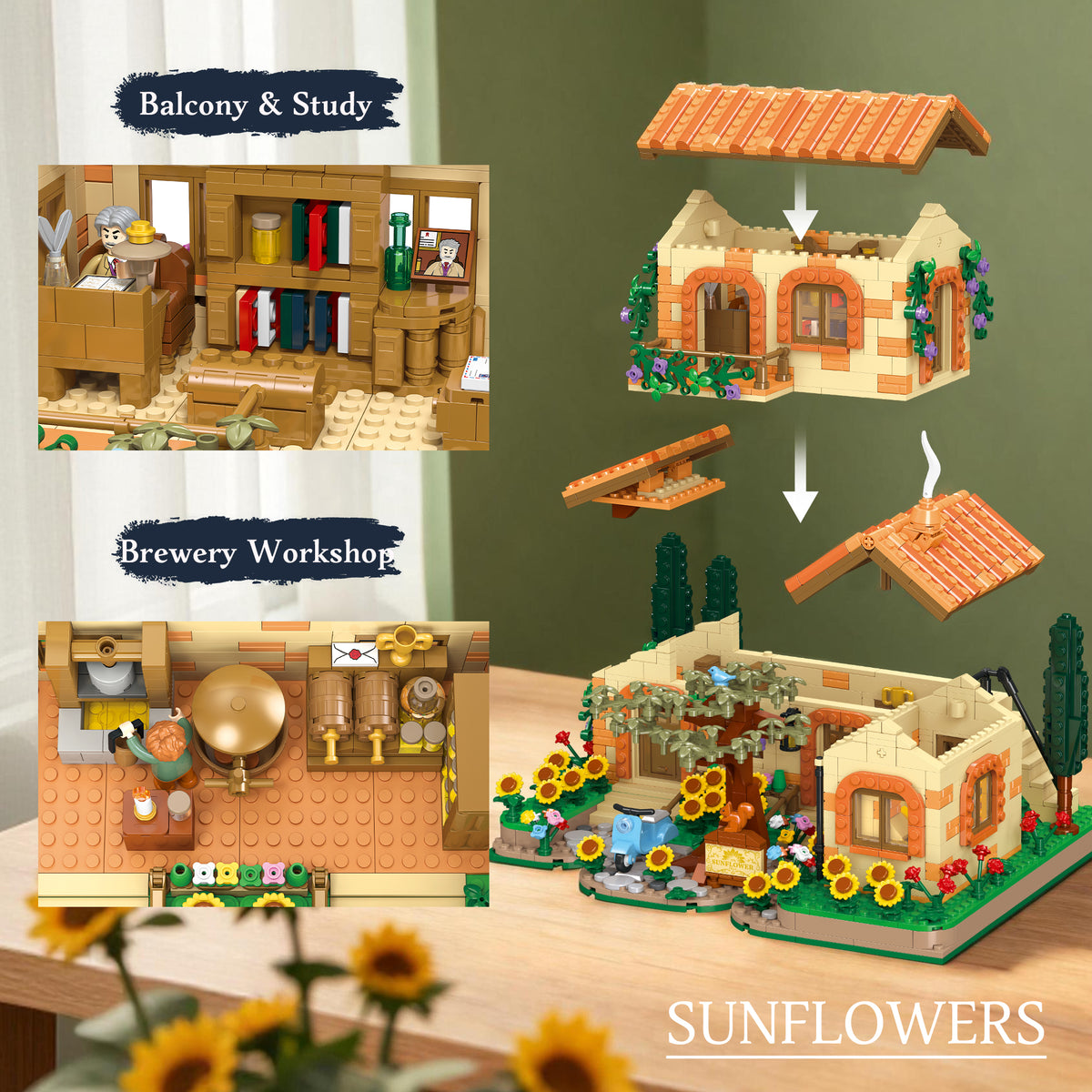 X68004 Sunflower Farm (1986 PCS) - image 4
