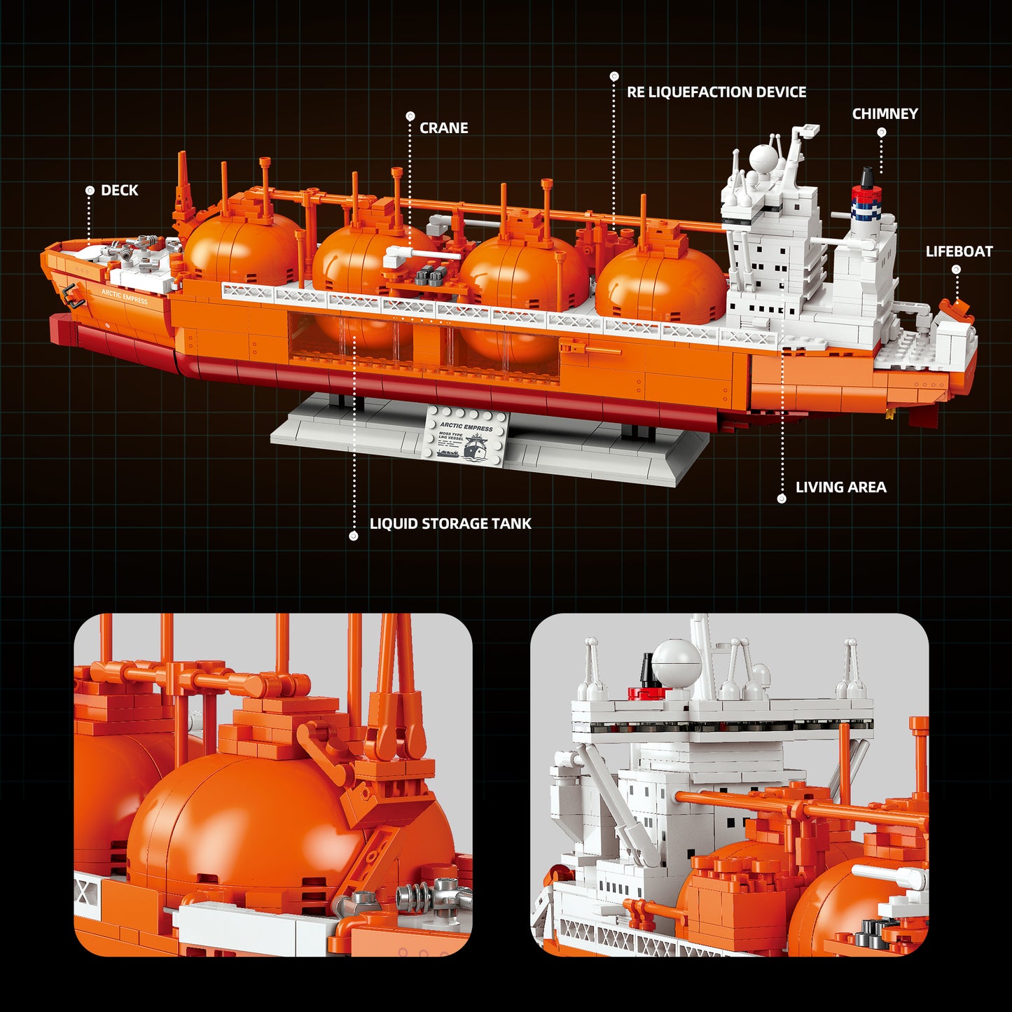 X78009 MOSS Type LNG Vessel (1342 PCS) - image 5