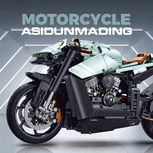 60505 1:5 Motorcycle Building Blocks (1986 PCS)