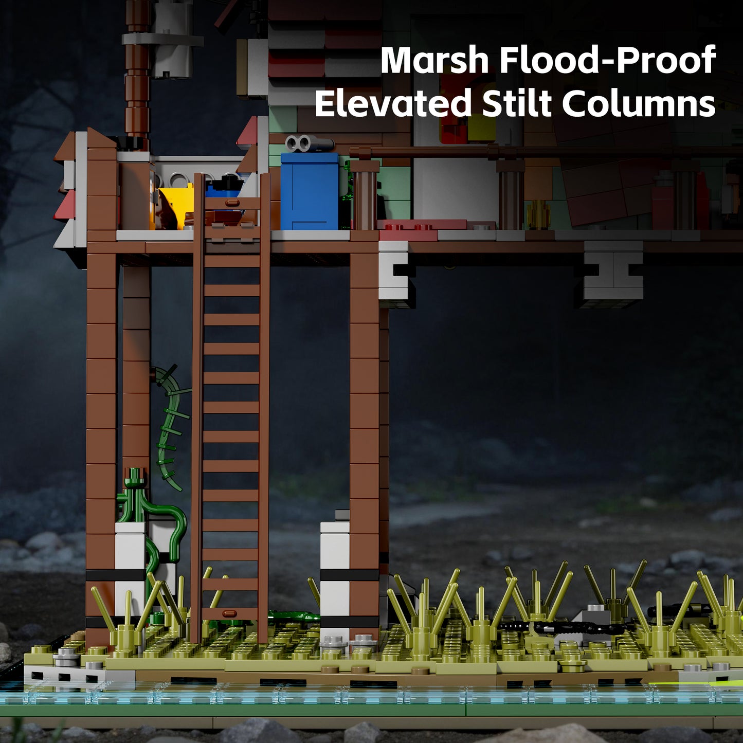 66204 Post Apocalyptic Liaison Station (1794 PCS) - image 2
