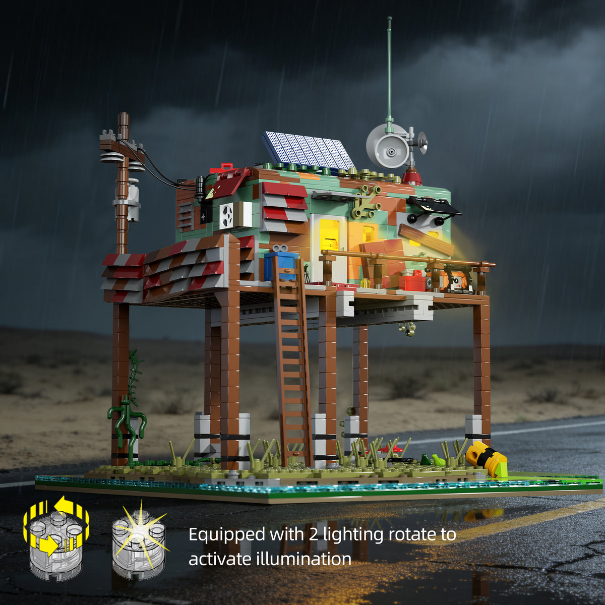 66204 Post Apocalyptic Liaison Station (1794 PCS) - image 6