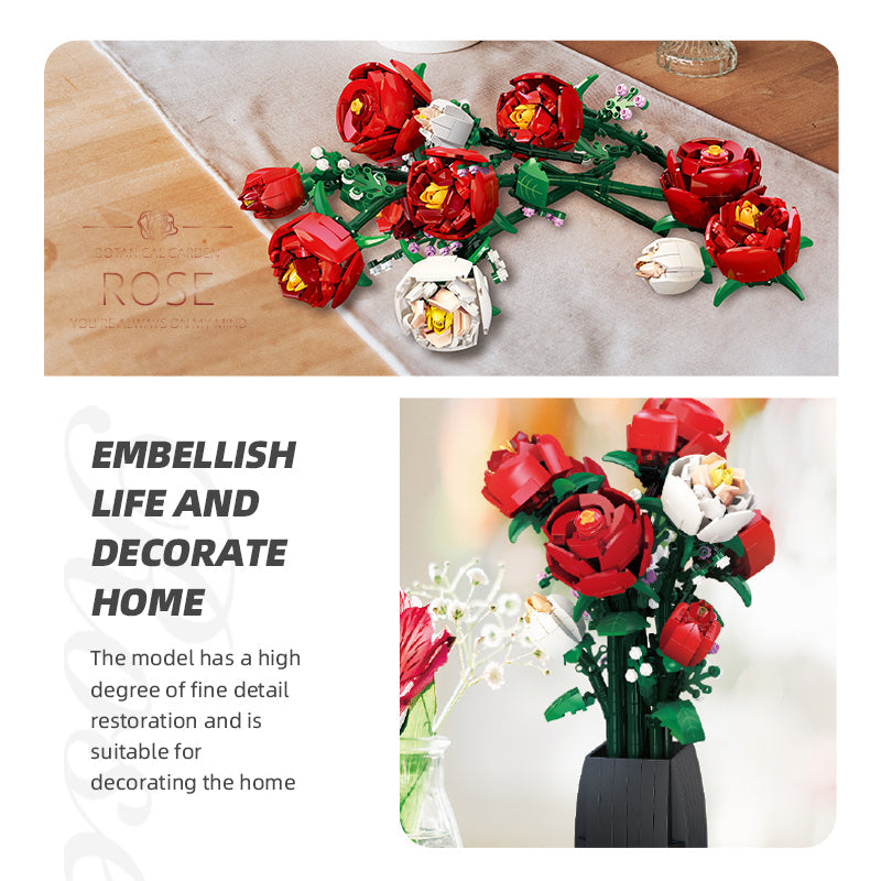 JJ9010 Rose Flower Bouquet