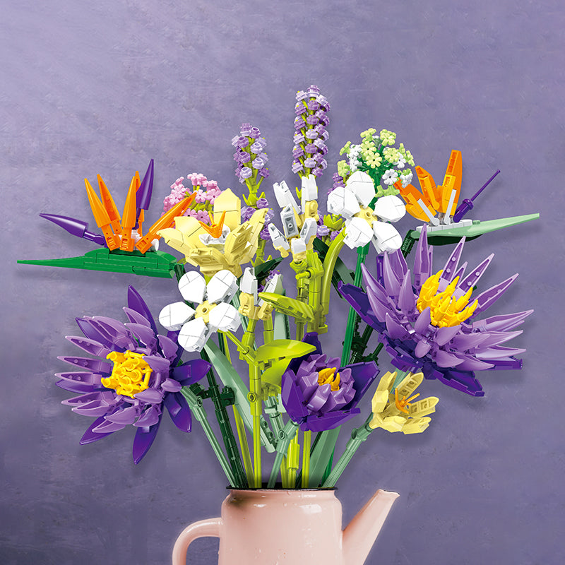 JJ9046 Tropical Flower Bouquet (891 PCS)