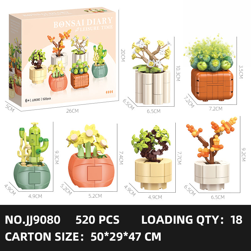 JJ9080 Mini Bonsai (520 PCS)