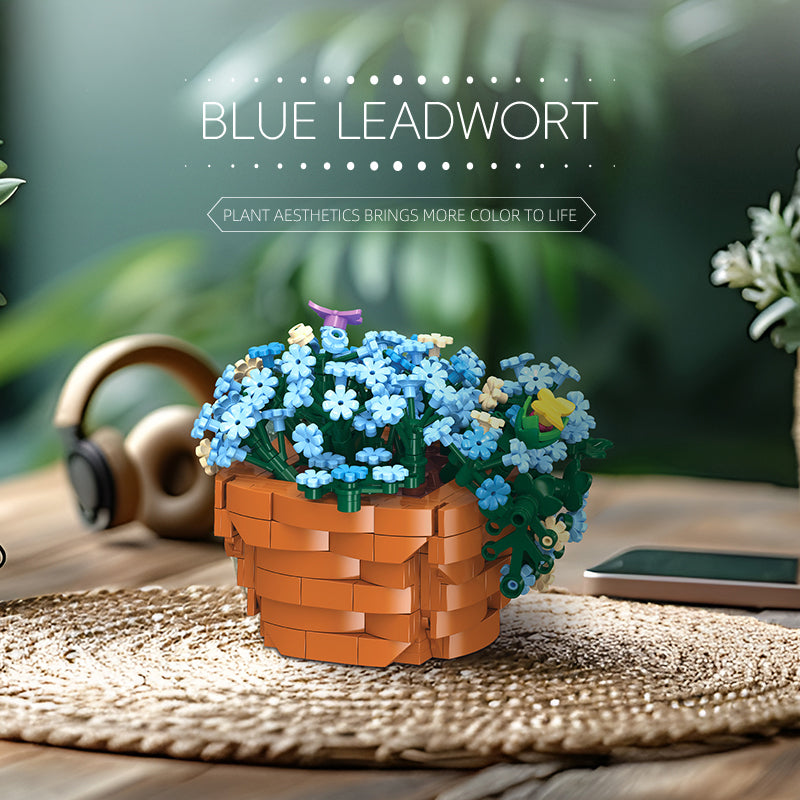 JJ9131 Blue Snowflake Bonsai (365 PCS)