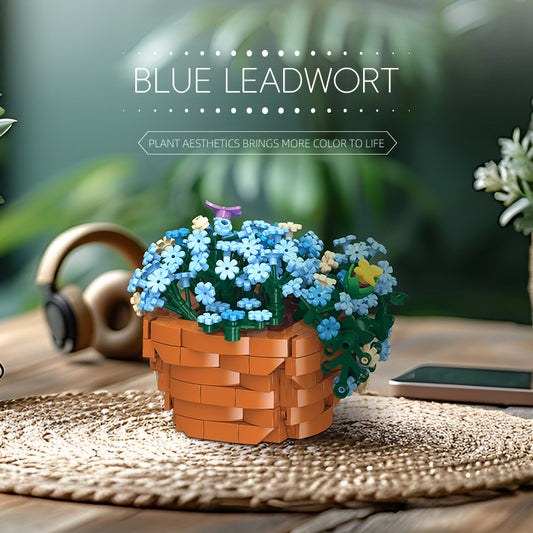 JJ9131 Blue Snowflake Bonsai (365 PCS)