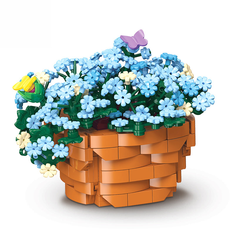 JJ9131 Blue Snowflake Bonsai (365 PCS)