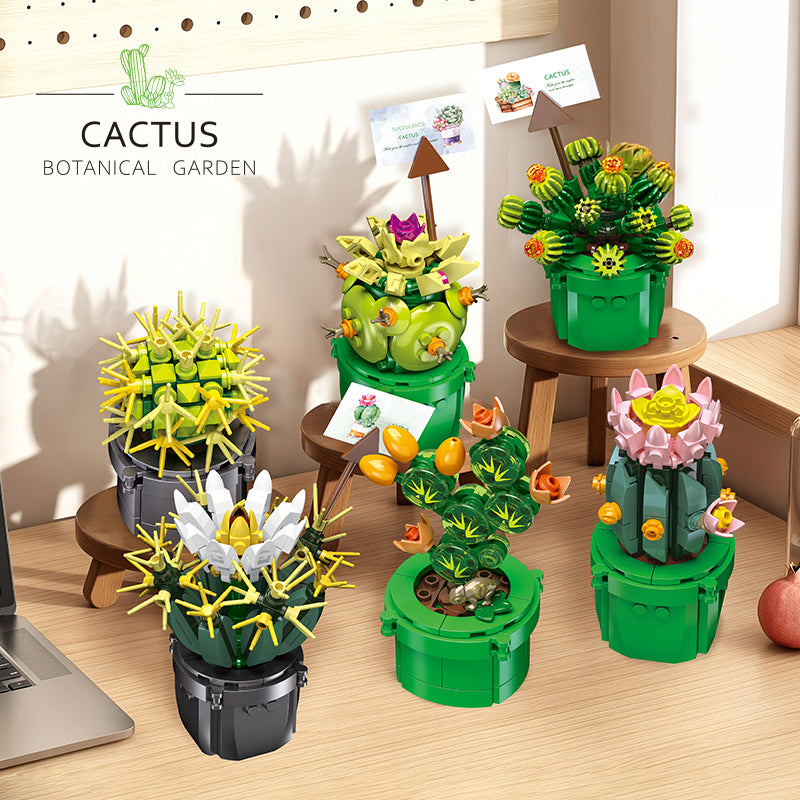 JJ9175 Cactus Building Blocks (1370 PCS)
