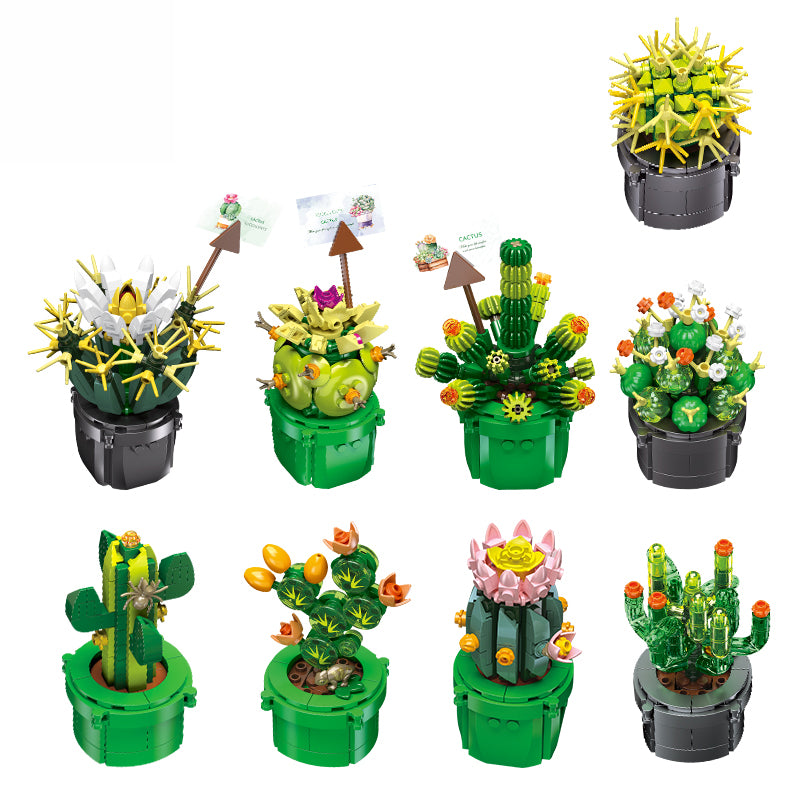 JJ9175 Cactus Building Blocks (1370 PCS)