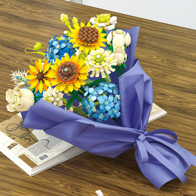 JJ9196 Sunflower Hand Bouquet (1124 PCS)