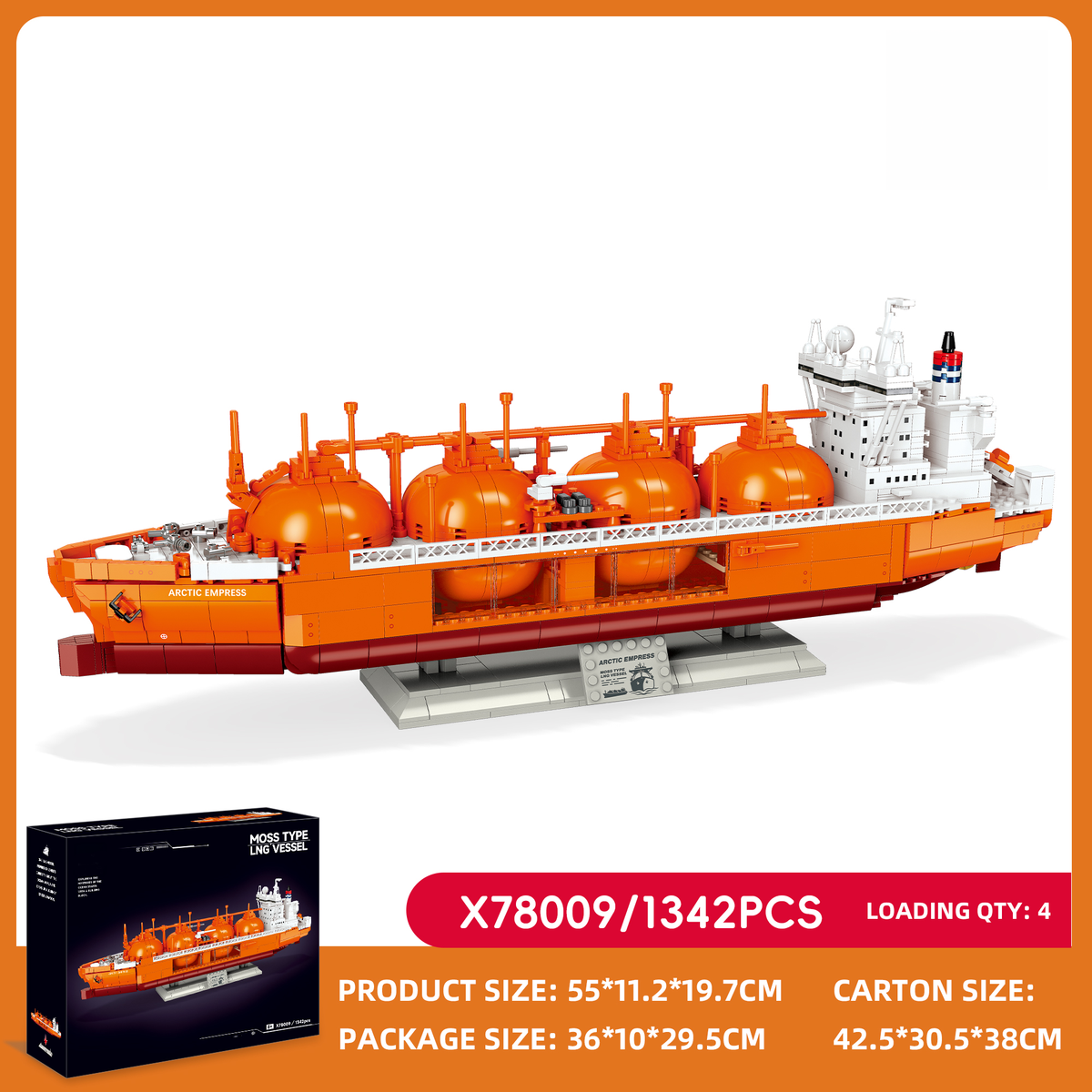 X78009 MOSS Type LNG Vessel (1342 PCS) - image 8